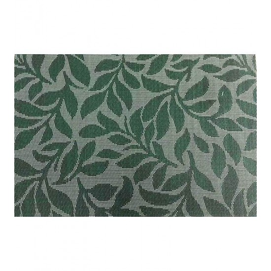 Lugar Americano 45cm Por 30cm Folhas Verde   